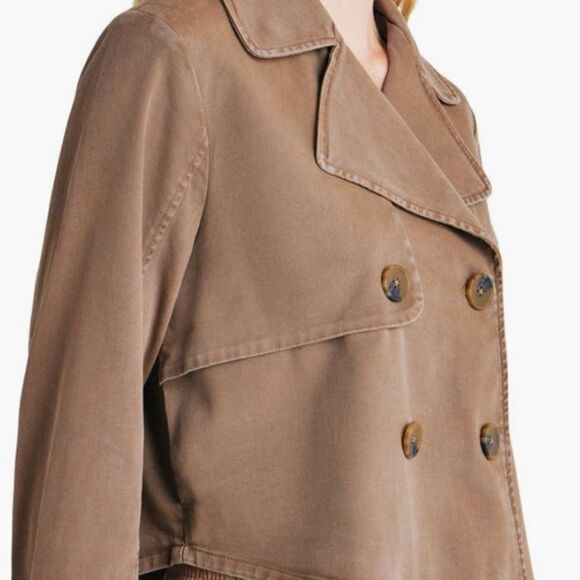 SPLENDID Women’s Portia Double Breasted Jacket in the Size Large in Macchiato - Picture 8 of 9